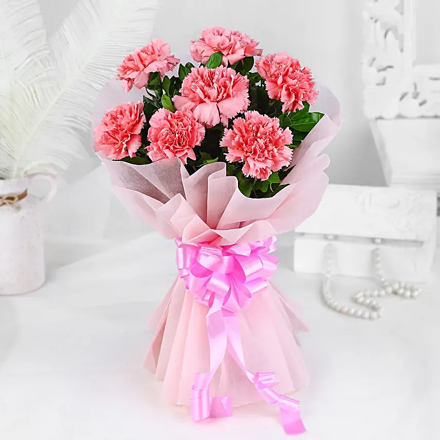 beautiful-8-pink-carnations-bouquet
